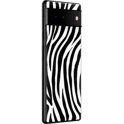 Zebra Print Google Pixel 6 Skin
